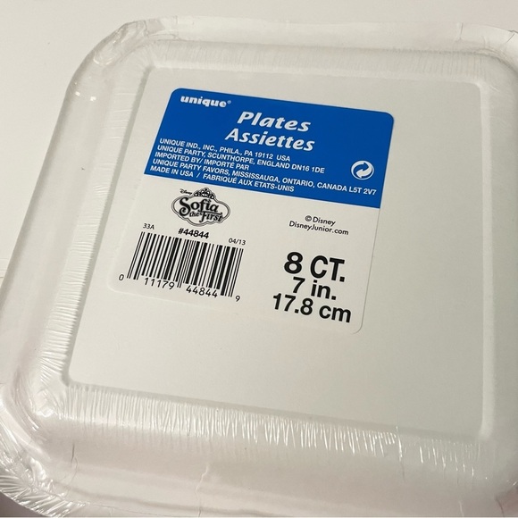 Sofia The First Birthday Party Supplies Plates Napkins Tablecover Princess - Picture 12 of 14